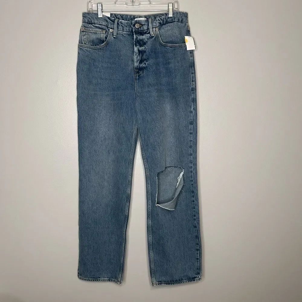 Good American 90s Ripped Jeans NWT - Picture 4 of 6